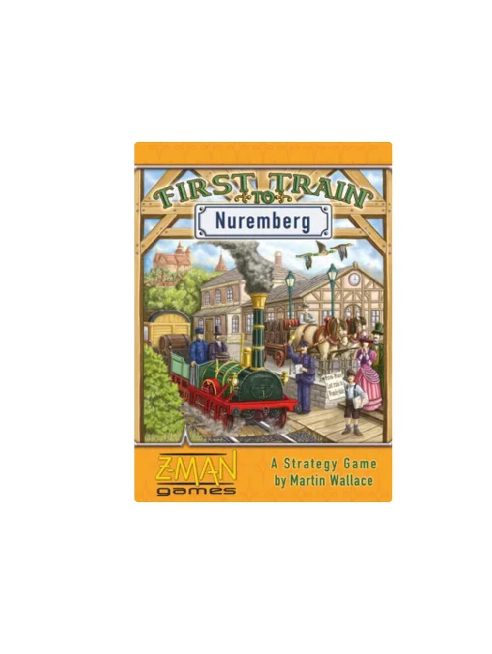 First Train to Nuremberg / Z-Man Games / Martin Wallace Strategy Board Game EUC